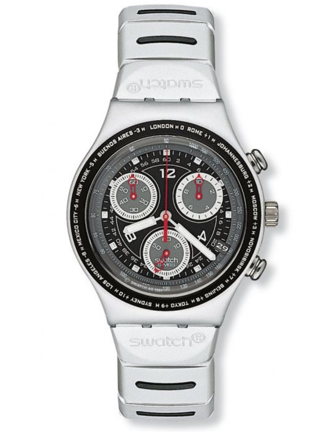 Swatch on sale aluminium chronograph